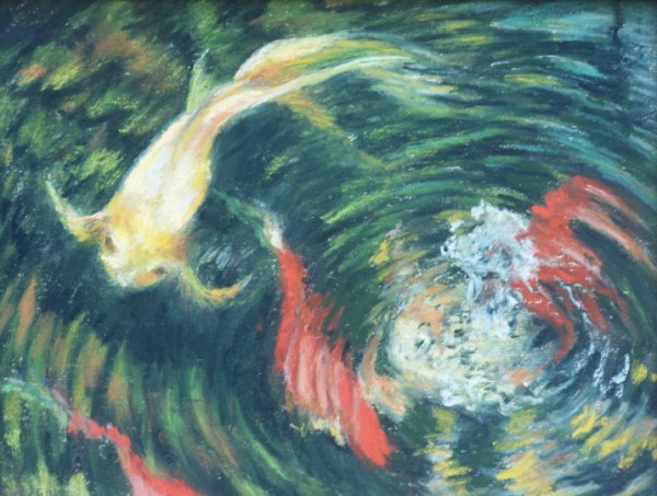 Koi paintings by Laura McMillan
